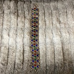 Sterling Silver Enameled Bracelet